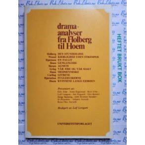 Dramaanalyser fra Holberg til Hoem