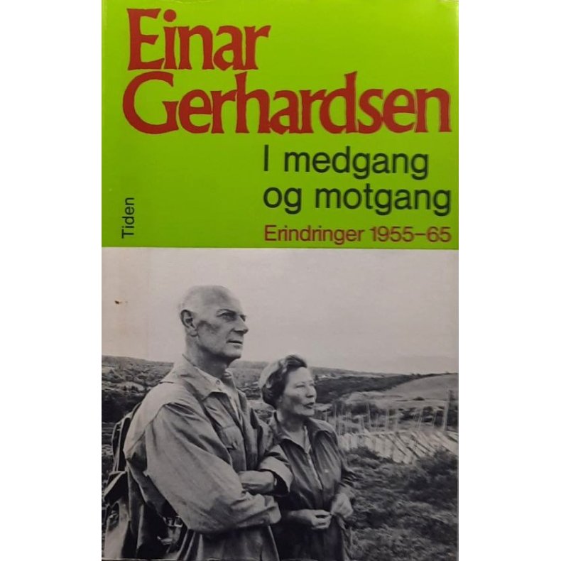 I Medgang og Motgang � Einar Gerhardsen � Bruktbok � Innbundet