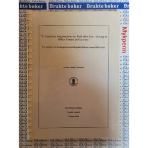 Eira Nding Gabrielsen - Jeg bryr mig hverken om Gud eller Fan, - for jeg er Rikka Torsen p Ga-a-an