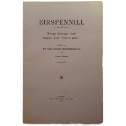 Eirspennill - Am 47 fol - Finnur Jnsson - Nregs konunga sogur - Magns gi s&#491;gur - Hkon gamli.