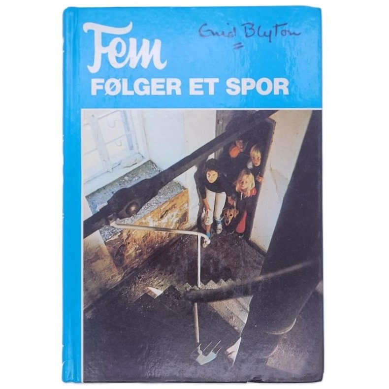 Fem f�lger et spor (Nr. 15) - Enid Blyton -  Bruktbok - Innbundet