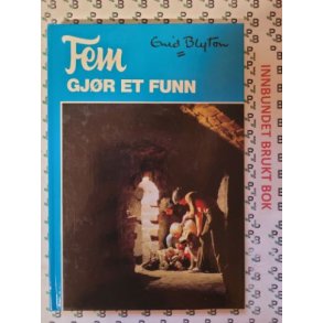 Fem gj�r et funn Nr. 18 - Enid Blyton - Bruktbok - Innbundet