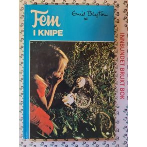 Fem i knipe Nr. 8 - Enid Blyton - Bruktbok - Innbundet