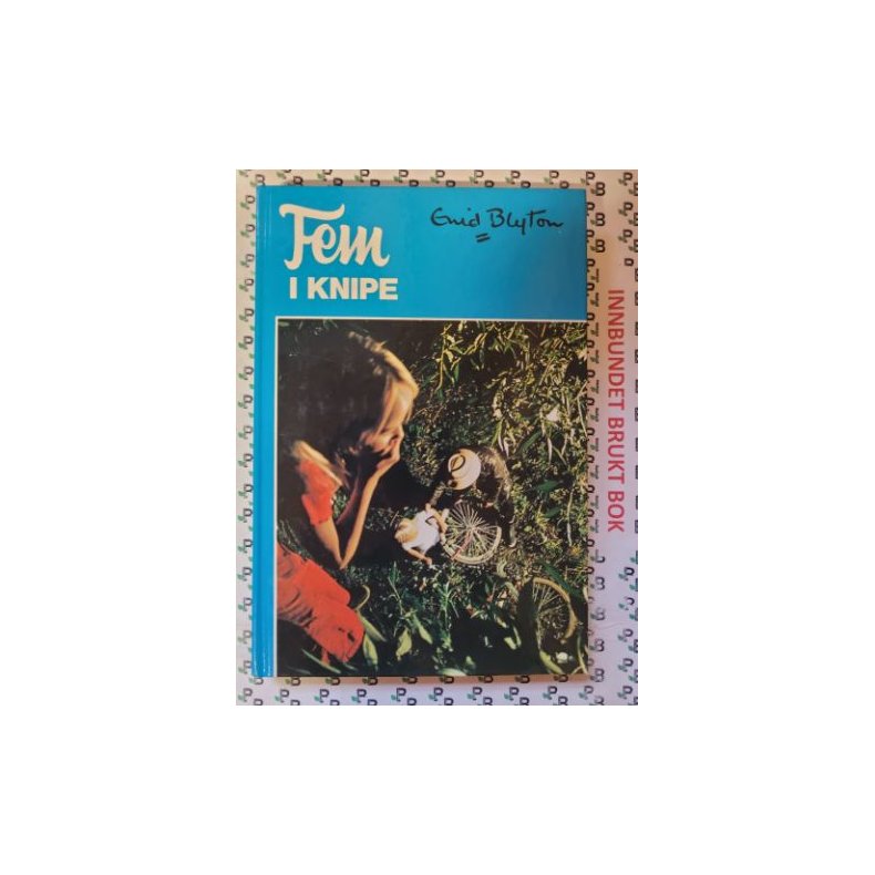 Fem i knipe Nr. 8 - Enid Blyton - Bruktbok - Innbundet