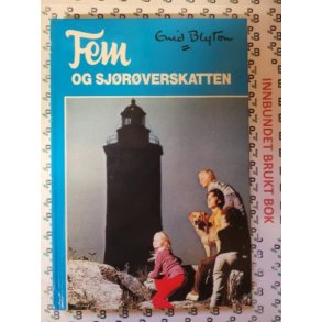 Fem og sj�r�verskatten Nr. 19 -Enid Blyton - Bruktbok - Innbundet