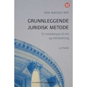 Erik Magnus Boe - Grunnleggende juridisk metode