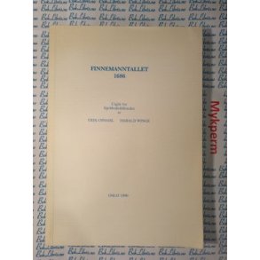 Erik Opsahl og Harald Winge - Finnemanntallet 1686 (Innb.)