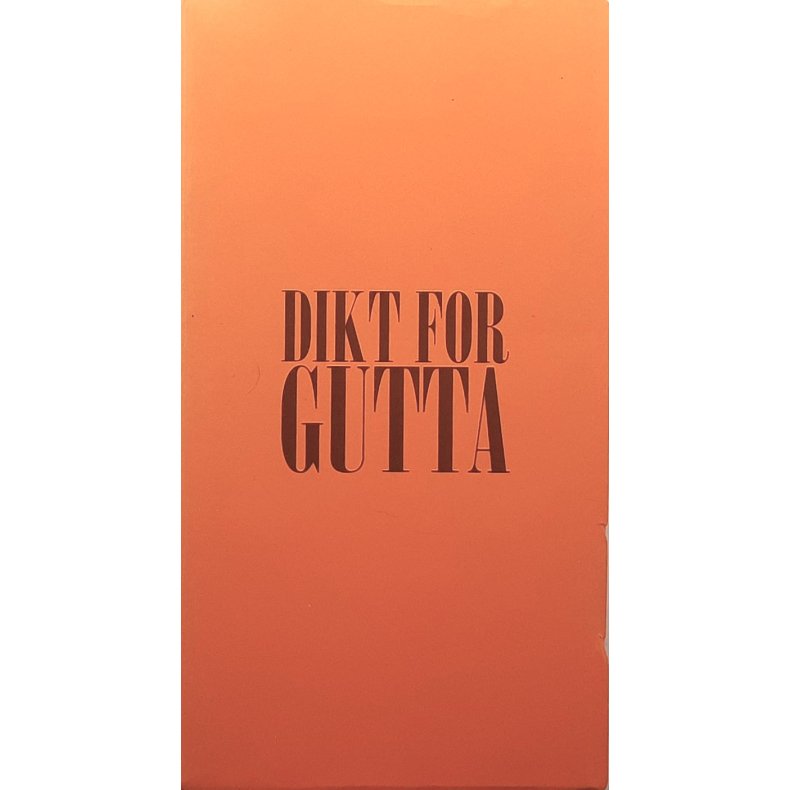 Erling G. Kagge - Dikt for gutta (Heftet)