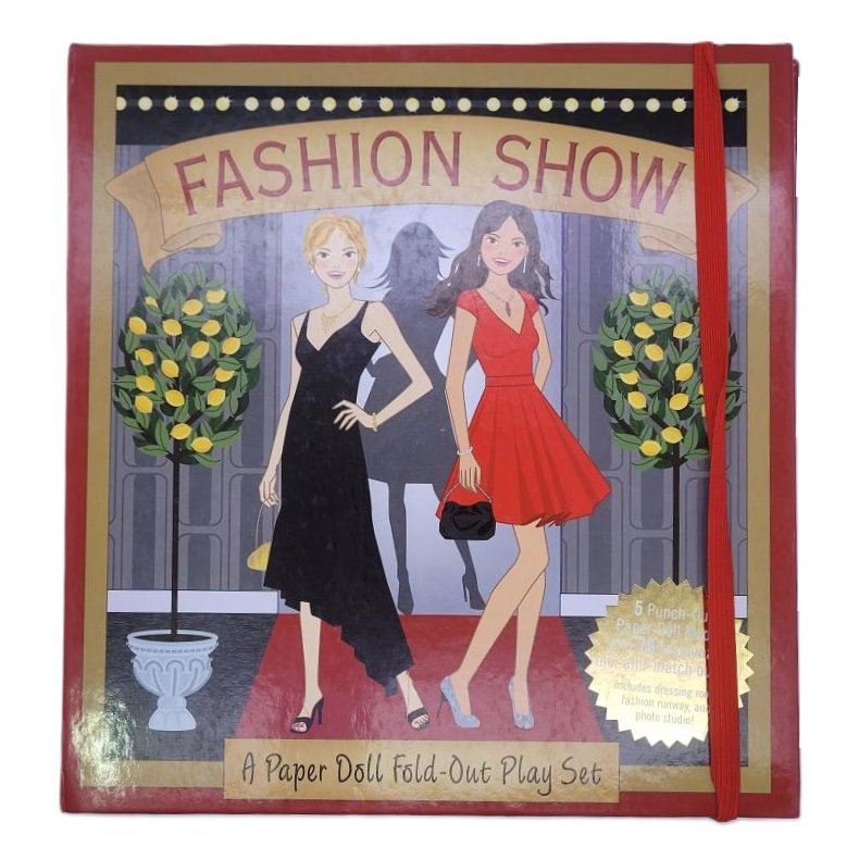 Fashion Show - A paper doll fold-out play set