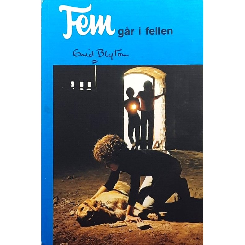 Fem g�r i fellen - Enid Blyton - Bruktbok - Innbundet 