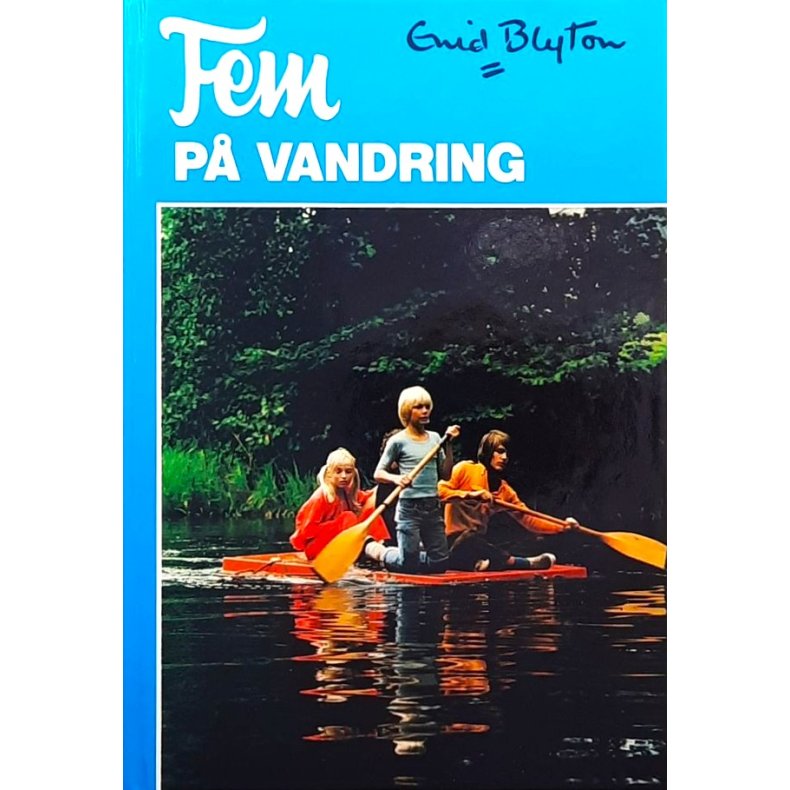 Fem p� vandring Nr. 10 - Enid Blyton - Bruktbok - Innbundet 