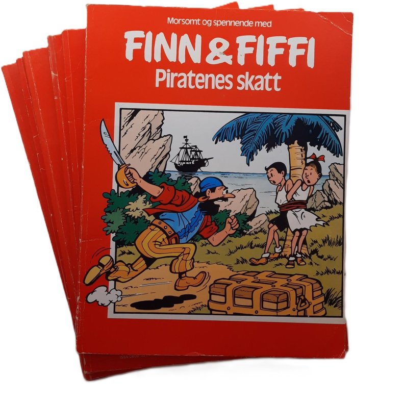 Finn &amp; Fiffi - 30 hefter fra 1980-tallet (Heftet)