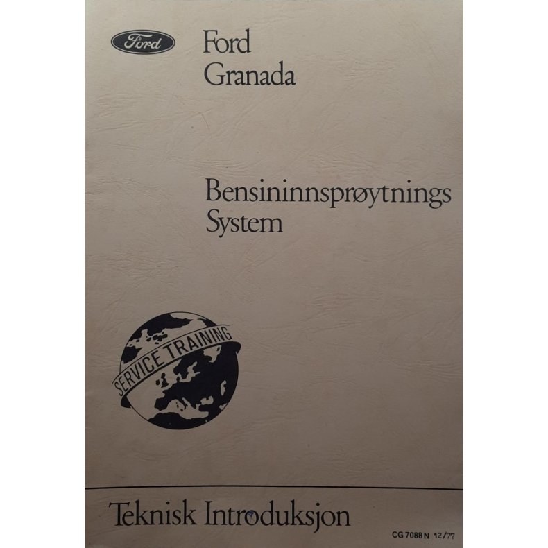 Ford Granada - BensininnsprytningsSystem (Heftet)