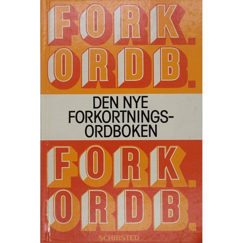 Fork.ordb. - Den nye forkortningsordboken