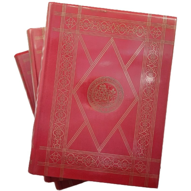 Fredrikstad Bys Historie 1567-1914 , 3 bind - Martin Dehli - Bruktbok - Innbundet
