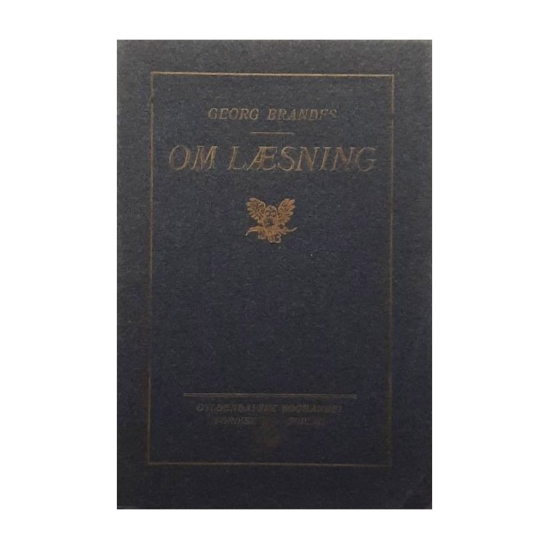 Georg Brandes - Om L�sning - (Heftet)