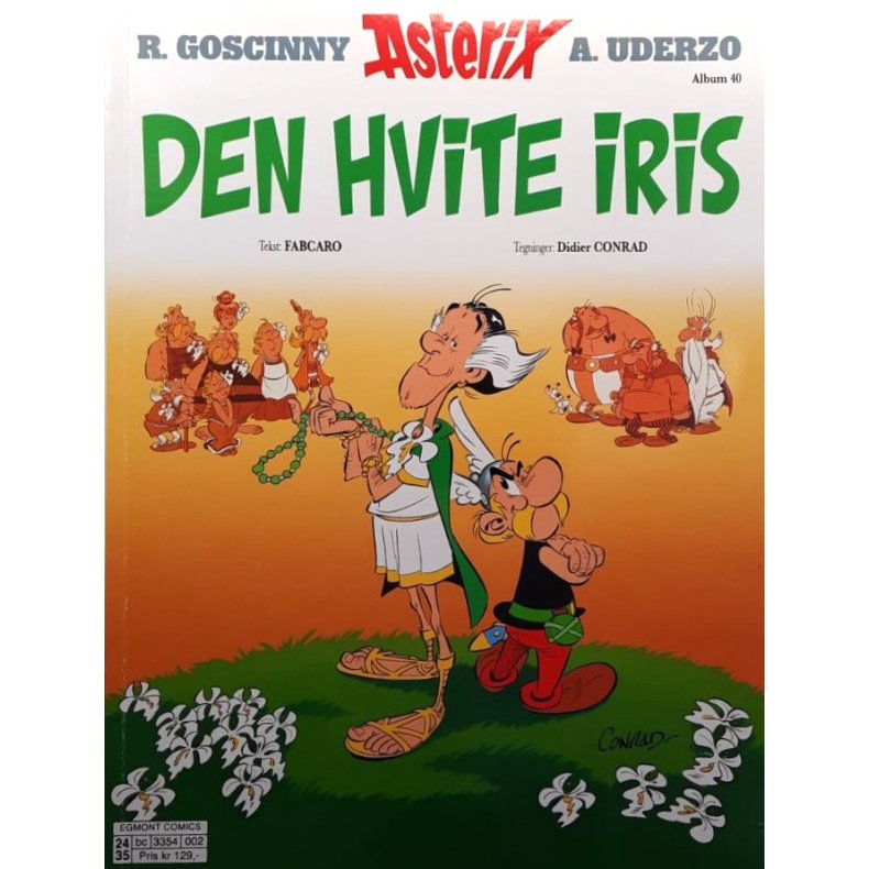 Goscinny/Uderzo (Fabcaro/Conrad) - Asterix - Den hvite iris - (Heftet)