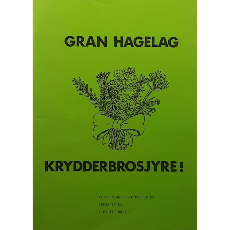 Gran Hagelag - Krydderbrosjyre! (Heftet)