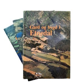 Harald Hvattum - Valdres Bygdebok I - Gard og bygd i Etnedal  Band A-B-C (Innbundet)