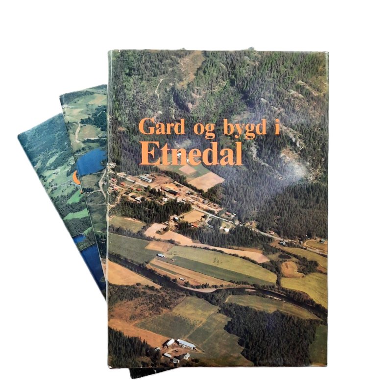 Harald Hvattum - Valdres Bygdebok I - Gard og bygd i Etnedal  Band A-B-C (Innbundet)