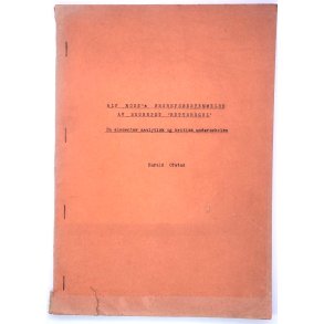 Harald Ofstad - Alf Ross's begrepsbestemmelse av begrepet 