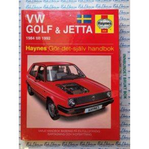 Haynes - VW Golf & Jetta 1984 till 1992. Gr-det-sjlv handbok