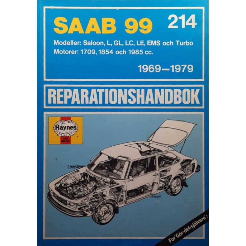 Haynes Reparasjonsh�ndbok SAAB 99 (1969�1979)