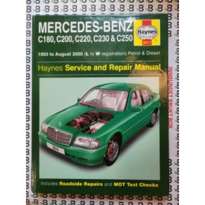 Haynes Service and Repair Manual - Mercedes-Benz C180, C200, C220, C230 & c250 1993 to August 2000