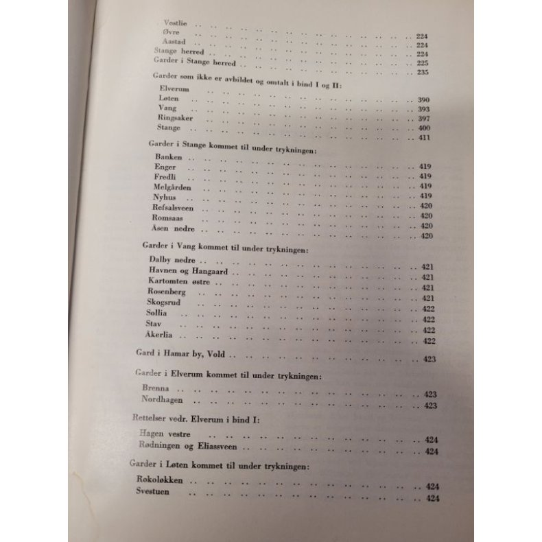 Norske gardsbruk Hedmark fylke II