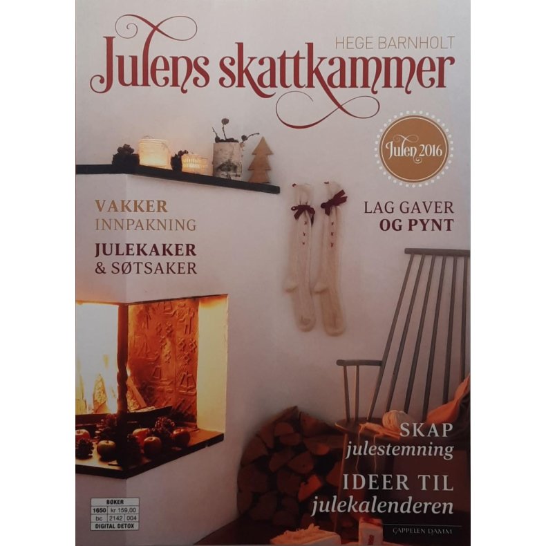 Hege Barnholt - Julens skattkammer Julen 2016 (Heftet)