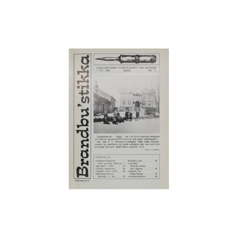Helge Stenersen - Brandbustikka 1988 Mars Nr. 11 (Heftet)