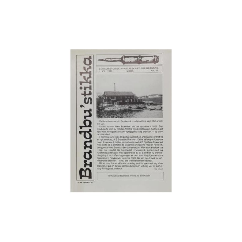 Helge Stenersen - Brandbustikka 1989 Mars Nr. 15 (Heftet)
