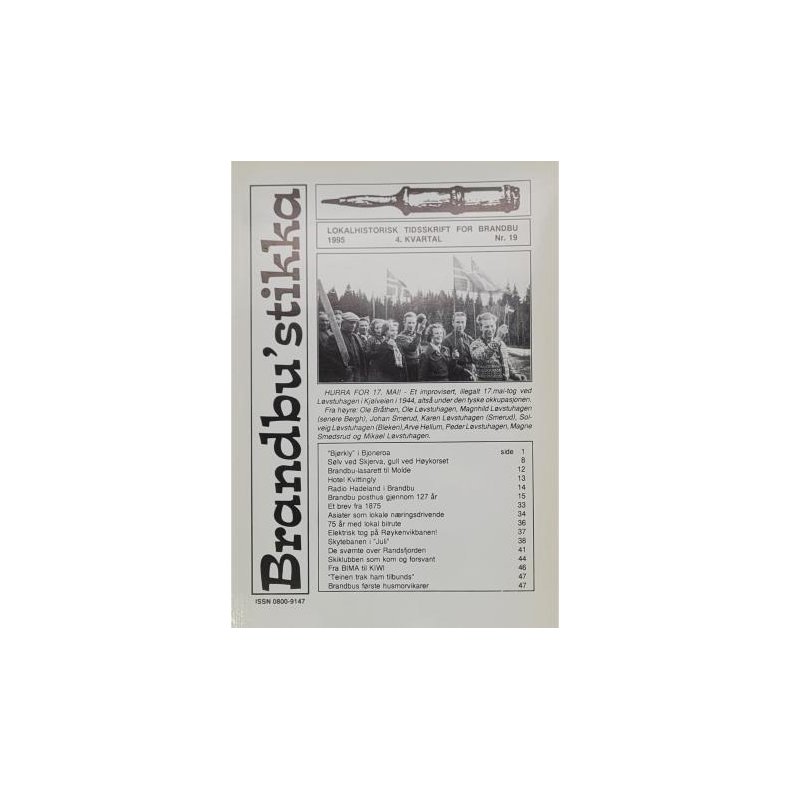 Helge Stenersen - Brandbustikka 1995 4. kvartal Nr. 19