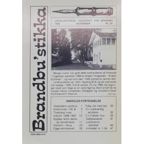 Helge Stenersen - Brandbustikka 1998 November Nr. 25