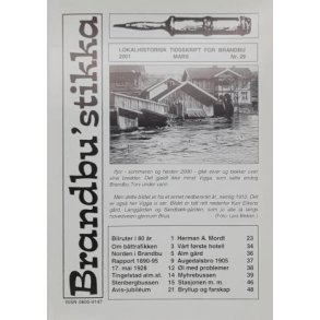 Helge Stenersen - Brandbustikka 2001 Mars Nr. 29