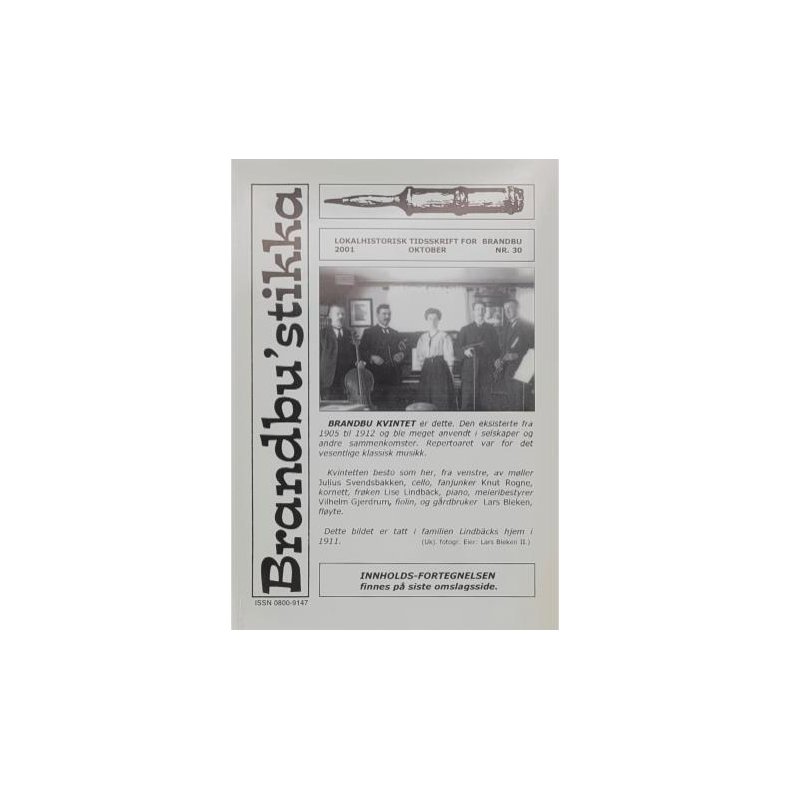 Helge Stenersen - Brandbustikka 2001 Oktober Nr. 30 (Heftet)
