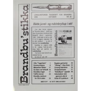 Helge Stenersen - Brandbustikka 2006 Oktober Nr. 40