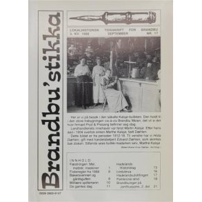 Helge Stenersen - Brandbustikka 3. kv. 1989 September Nr. 17