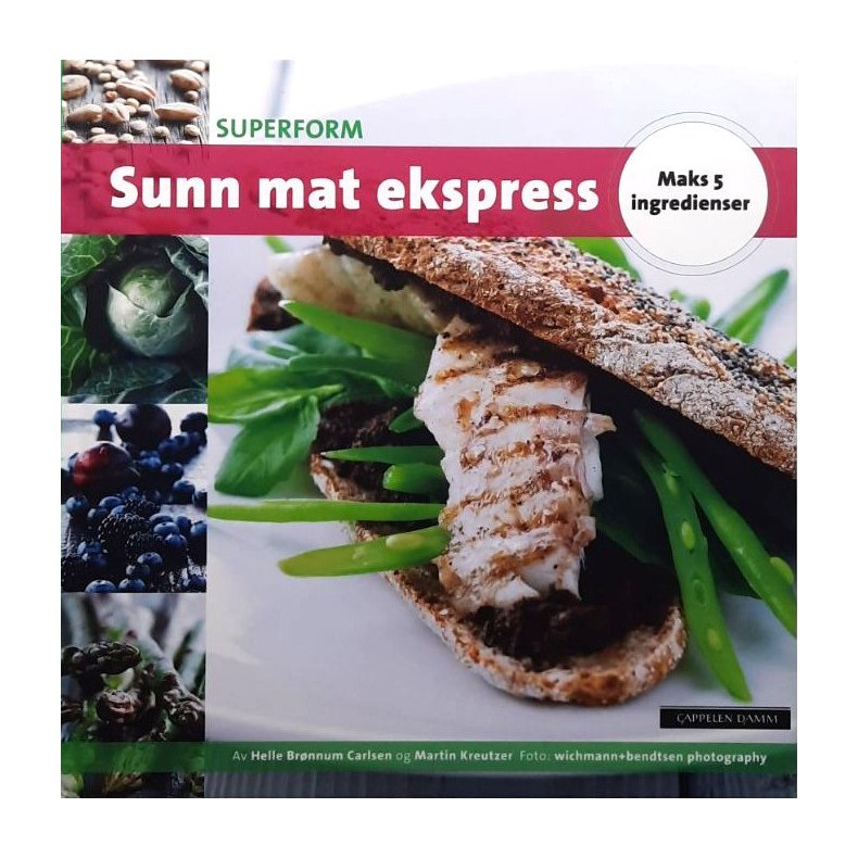 Helle Br�nnum Carlsen m.fl. - Sunn mat ekspress (Innbundet)