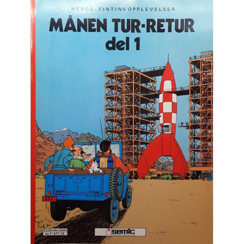 Herg - Tintins opplevelser - Mnen tur-retur del 1