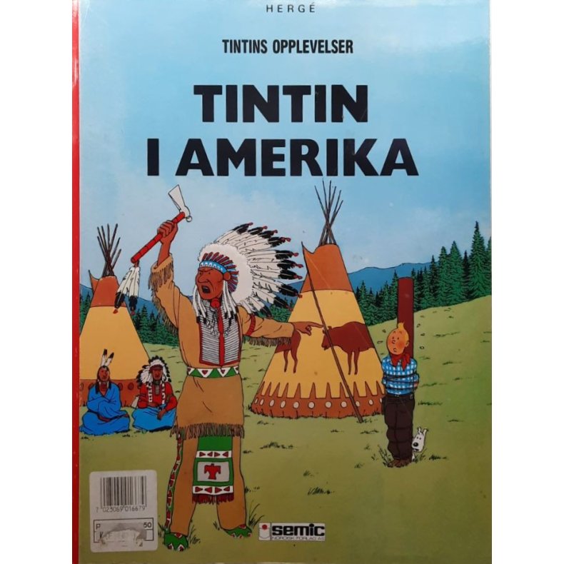 Herg� - Tintins opplevelser - Tintin i Amerika - (Heftet)