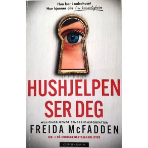 Hushjelpen ser deg - Freida McFadden - Bruktbok - Heftet