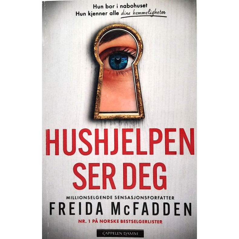 Hushjelpen ser deg - Freida McFadden - Bruktbok - Heftet