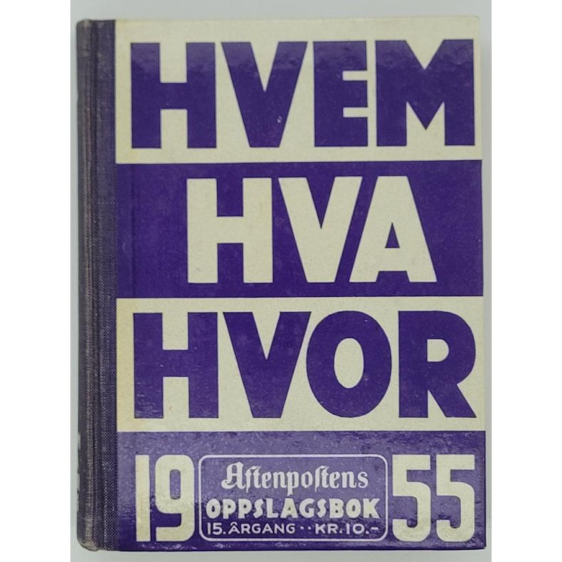 Hvem Hva Hvor 1955