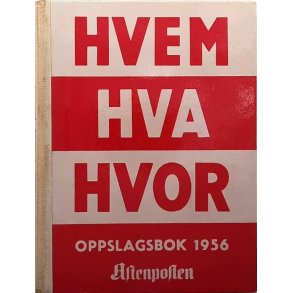 Hvem Hva Hvor 1956