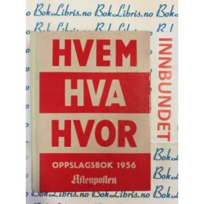 Hvem Hva Hvor 1956