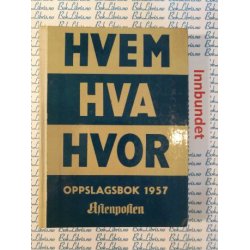 Hvem Hva Hvor 1957