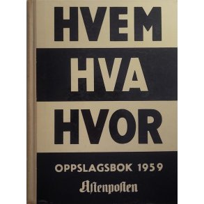 Hvem Hva Hvor 1959