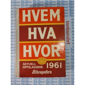 Hvem Hva Hvor 1961