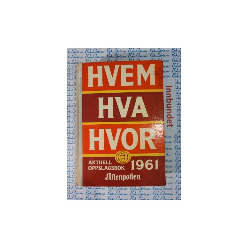 Hvem Hva Hvor 1961